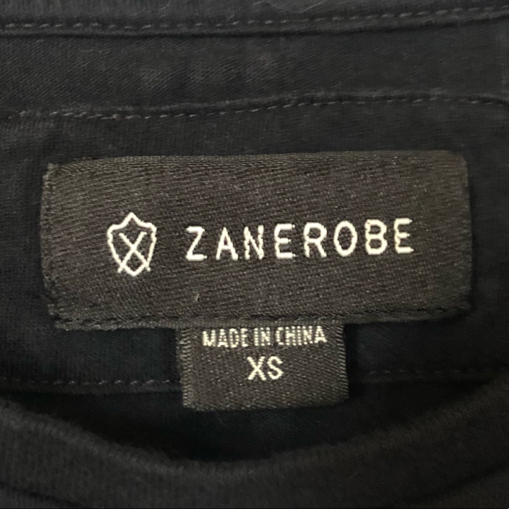 Zanerobe Black and White Longline Plaid Tank Top - Picture 6 of 10